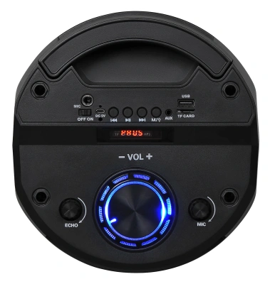 Минисистема Hyundai H-MC170 черный 80Вт FM USB BT SD/MMC