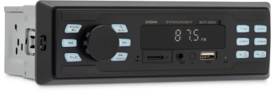 Автомагнитола Digma MCP-225W 1DIN 2x45Вт v5.0 AUX 2
