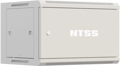Шкаф коммутационный NTSS Премиум (NTSS-W9U6060FD) настенный 9U 570x600мм пер.дв.металл 60кг серый 500мм 22кг 220град. 500мм IP20 сталь