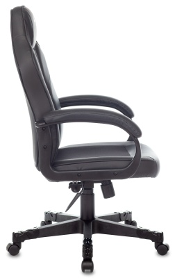 Кресло игровое Zombie Game 17 черный ткань/эко.кожа крестов. пластик