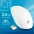 Мышь Оклик 509MW white белый оптическая 1600dpi беспров. USB для ноутбука 4but (1885186) Мышь Оклик 509MW white белый оптическая 1600dpi беспров. USB для ноутбука 4but (1885186)