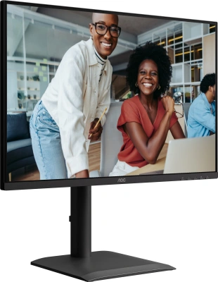 Монитор AOC 24" X24E4U черный IPS LED 16:10 HDMI M/M матовая HAS Piv 300cd 178гр/178гр 1920x1200 100Hz VGA DP FHD USB 5.22кг