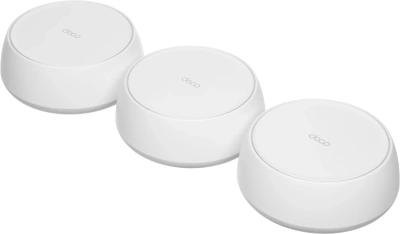 Бесшовный Mesh роутер TP-Link Deco BE25 (DECO BE25(3-PACK)) BE3600 100/1000/2500BASE-T белый (упак.:3шт)