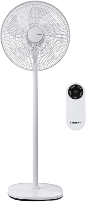 Вентилятор напольный Centek CT-5024 65Вт скоростей:4 ПДУ белый