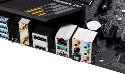 Материнская плата Asus TUF GAMING B550M-PLUS WIFI II Soc-AM4 AMD B550 4xDDR4 mATX AC`97 8ch(7.1) 2.5Gg RAID+HDMI+DP