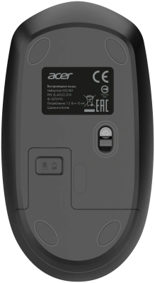 Клавиатура + мышь Acer OCC401 клав:черный мышь:черный USB беспроводная Multimedia (ZL.ACCCC.016)