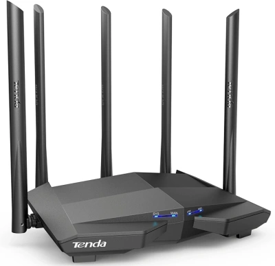 Роутер беспроводной Tenda AC11 AC1200 10/100/1000BASE-TX черный