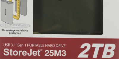 Жесткий диск Transcend USB3.0 2TB TS2TSJ25M3G StoreJet 25M3 (5400rpm) 2.5" зеленый