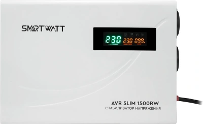 Стабилизатор напряжения Smartwatt AVR Slim 1500RW 1500ВА белый
