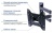 Кронштейн для телевизора Kromax DIX-22 черный 15"-48" макс.35кг настенный поворотно-выдвижной и наклонный Кронштейн для телевизора Kromax DIX-22 черный 15"-48" макс.35кг настенный поворотно-выдвижной и наклонный