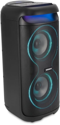 Минисистема Hyundai H-MC1237 черный 40Вт FM USB BT micro SD