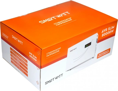 Стабилизатор напряжения Smartwatt AVR Slim 8000RW 8000ВА белый