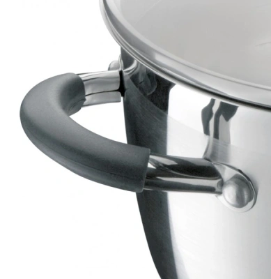 Кастрюля Rondell Flamme RDS-023 2.3л. d=18см (с крышкой) стальной