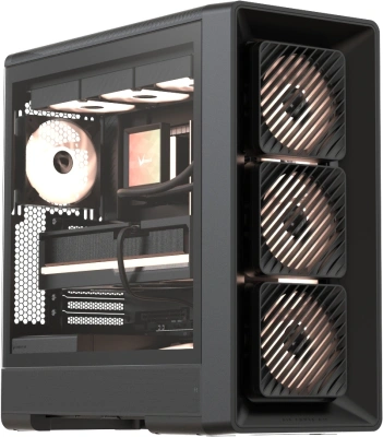 Корпус Formula Air Power G10 черный без БП ATX 7x120mm 5x140mm 2xUSB3.0 audio bott PSU