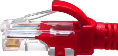 Патч-корд Suprlan 10-0154 UTP RJ-45 вил.-вилка RJ-45 кат.5E 3м красный LSZH 26AWG