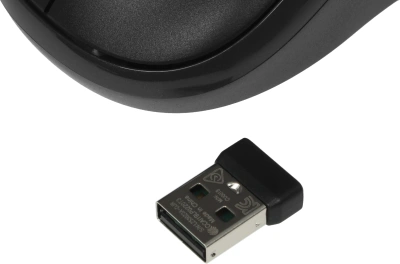 Мышь Logitech B175 черный оптическая 1000dpi беспров. USB для ноутбука 2but (910-004332)