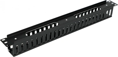 Кабельный органайзер горизонтальный ITK CO05-1PC 1U шир.:19" глуб.:60мм