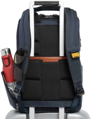 Рюкзак мужской Piquadro Oberon CA7279W150/BLU синий нейлон/натур.кожа