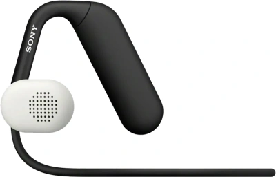 Гарнитура накладные Sony WI-OE610 черный/белый беспроводные bluetooth нашейный держатель (WI-OE610/BQ E)