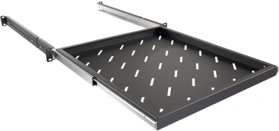 Полка выдвижная NTSS NTSS-MSKB-FS-800-BL 1U нагр.:20кг. 19" 500мм черный