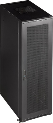 Шкаф коммутационный Lanmaster Business (TWT-CBB-32U-6X8-P1) напольный 32U 600x800мм пер.дв.перфор. задн.дв.перфор.2-хст. 2 бок.пан. 800кг черный 726мм 74.5кг 1610мм IP20 сталь