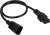 Шнур питания Lanmaster LAN-PP13L/14-1.5-BK C13-С14 проводник.:3x0.75мм2 1.5м 220В 10А черный