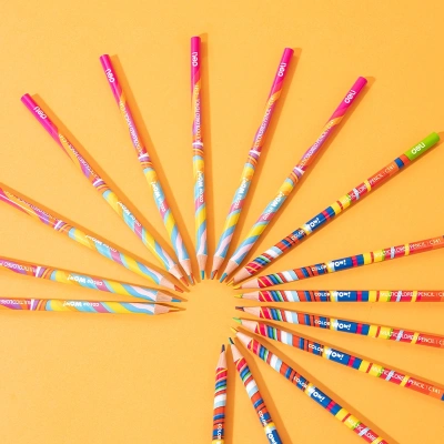 Карандаши цв. Deli EC141 Colorwow 3мм кругл. туба (28шт) 28 карандашей