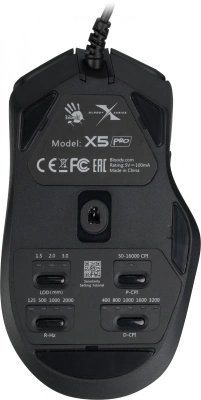 Мышь A4Tech Bloody X5 Pro черный оптическая 16000dpi USB 9but