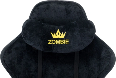 Кресло игровое Zombie 51 черный Light-20 крестов. пластик