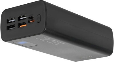 Мобильный аккумулятор Digma DGPF30A 30000mAh QC3.0/PD3.0 22.5W 3A 4xUSB-A/USB-C черный (DGPF30A22ABK)