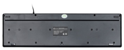 Клавиатура Оклик 520M2U черный/черный USB slim Multimedia (1061587) кабель 1.6м
