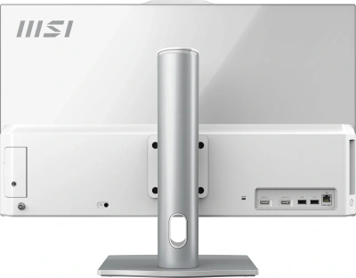 Моноблок MSI Modern AM242P 1M-1020XRU 23.8" Full HD Core 7 150U (1.8) 16Gb SSD512Gb Graphics без ОС GbitEth WiFi BT 120W клавиатура мышь Cam белый 1920x1080