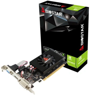 Видеокарта Biostar PCI-E 2.0 VN7103THX6 NVIDIA GeForce GT 710 2Gb 64bit DDR3 954/1333 DVIx1 HDMIx1 CRTx1 HDCP Ret low profile