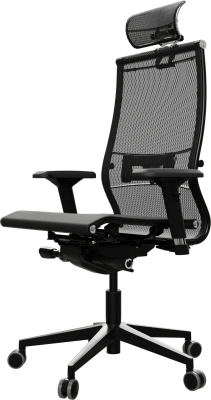 Кресло эргономичное Метта Samurai Black Edition New 2.0 черный сиденье черный сетка с подголов. крестов. полиамид черный