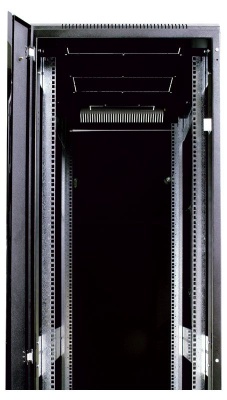 Шкаф коммутационный ЦМО (ШТК-М-42.8.8-1ААА-9005) напольный 42U 800x800мм пер.дв.стекл задн.дв.стал.лист 2 бок.пан. 500кг черный 655мм 123.39кг 180град. 2030мм