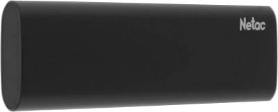 Накопитель SSD Netac USB-C 2TB NT01ZSLIM-002T-32BK Z Slim черный
