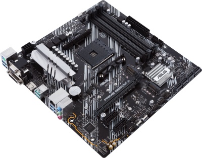 Материнская плата Asus PRIME B550M-A/CSM Soc-AM4 AMD B550 4xDDR4 mATX AC`97 8ch(7.1) GbLAN RAID+VGA+DVI+HDMI
