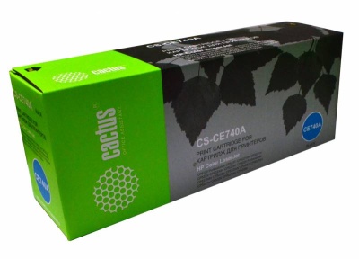 Картридж лазерный Cactus CS-CE740A CE740A черный (7000стр.) для HP CLJ CP5220/CP5221/CP5223/CP5225/CP5227/CP5229