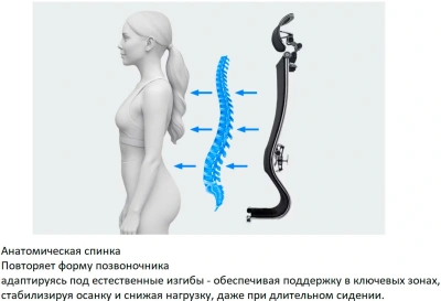 Кресло Метта Samurai KL-1 черный сиденье черный экокожа с подголов. крестов. алюминий хром