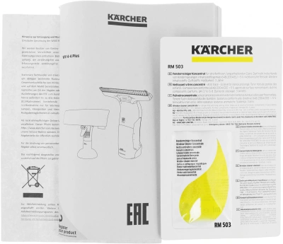 Мойщик окон Karcher WV 4-4 Plus шир.скреб.:280мм пит.:от аккум. белый