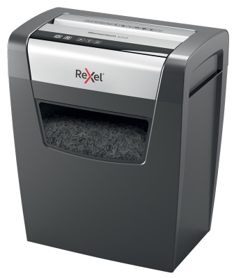 Шредер Rexel Momentum X312 (секр.P-3) фрагменты 12лист. 23лтр. скрепки скобы