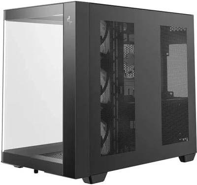 Корпус Deepcool CG530U 4F черный без БП ATX 6x120mm 4x140mm 2xUSB3.0 audio bott PSU