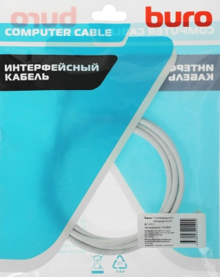 Кабель аудио-видео Buro 1.2v miniDisplayport (m)/miniDisplayport (m) 2м. позолоч.конт. белый (BHP MDPP-2)