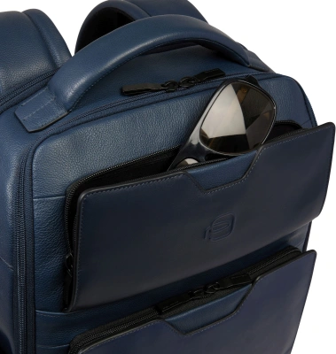 Рюкзак мужской Piquadro Ael CA6923S142/BLU синий кожа