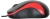 Мышь Оклик 115S черный/красный оптическая 1200dpi USB для ноутбука 3but (711637)