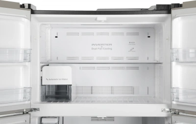 Холодильник Hitachi R-W660PUC7X GC 2-хкамерн. шампань глянц. инвертер