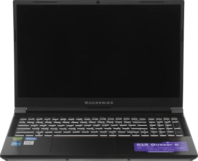 Ноутбук Machenike S15 Quazar S Core i5 12450H 16Gb SSD512Gb NVIDIA GeForce RTX 3050 4Gb 15.6" IPS FHD (1920x1080) без ОС black WiFi BT Cam 2668mAh (JJ00GB00JRU)