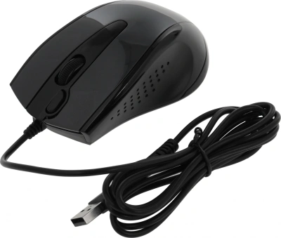 Мышь A4Tech V-Track Padless N-500FS черный оптическая 1200dpi silent USB 3but