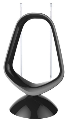 Антенна телевизионная Hyundai H-TAI320 13дБ активная черный каб.:1.85м