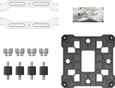 Устройство охлаждения(кулер) ID-Cooling SE-214-XT V2 ARGB Soc-AM5/AM4/1200/1700/1851 серебристый/черный 4-pin 16-27.2dB Al+Cu 200W 810gr Ret (SE-214-XT V2 ARGB)